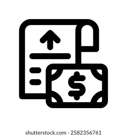 appraisal line icon. vector icon for your website, mobile, presentation, and logo design.