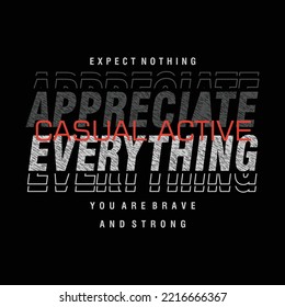 apreciar todo tipo de tipografía con letras de slogan para la impresión de camisetas, diseño gráfico vectorial. 