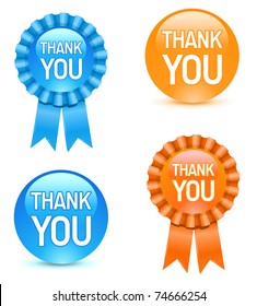 appreciate or thank you award buttons