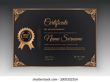 Appreciation certificate templates custom certificate of appreciation