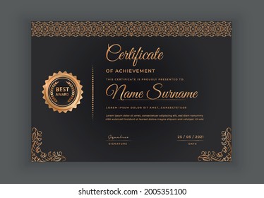 Appreciation certificate templates custom certificate of appreciation award certificate