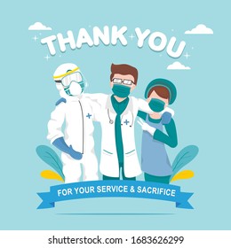 Appreciation for Health Care workers, doctors, nurses Service and Sacrifice amid corona virus outbreak
