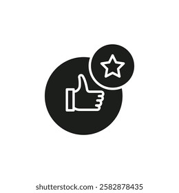 Appreciation icon Symbol mark in Outline style