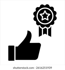 Appreciation Outline icon vector illustration 