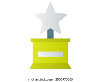 appreciation winner single isolated icon with smooth style