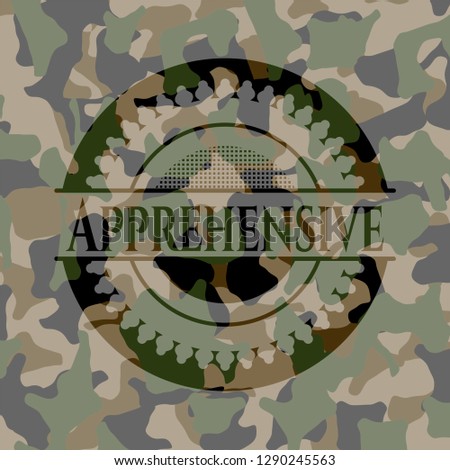 Apprehensive on camouflaged texture