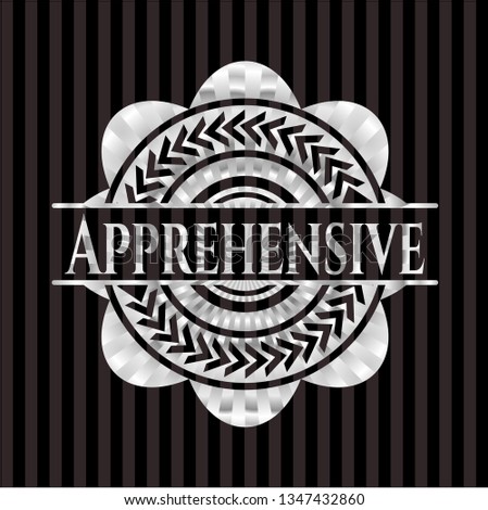 Apprehensive silver emblem