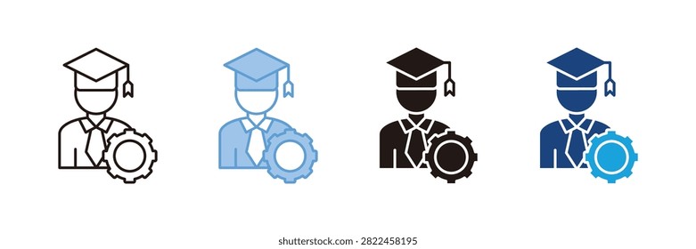 Apprentice Icon Set Multiple Style Collection