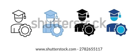 Apprentice Icon Set Multiple Style Collection
