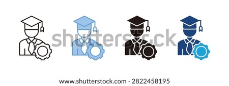 Apprentice Icon Set Multiple Style Collection
