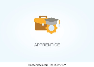 Apprentice Vector Or Logo Sign Symbol Illustration