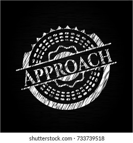 Approach chalkboard emblem