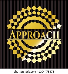 Approach gold emblem