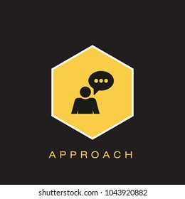 Approach Icon Concept