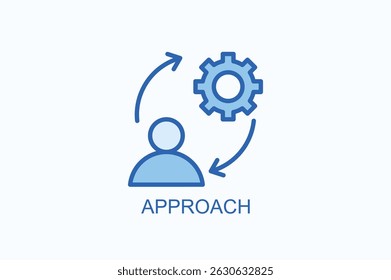 Approach Icon Or Logo Isolated Vector Illustration