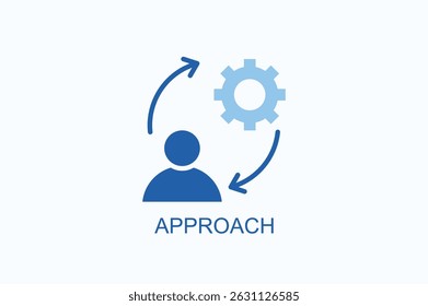 Approach Icon Or Logo Isolated Vector Illustration