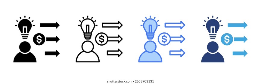 Approach icon sheet multiple style collection