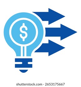 Approach Icons In Blue Style, Vector Illustration