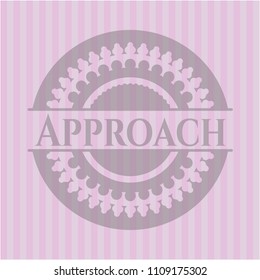  Approach pink emblem