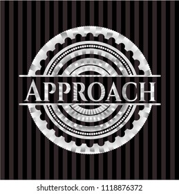Approach silvery emblem