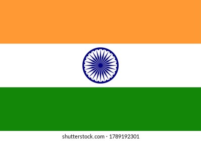 Indian Flag Indian Independence Day August Stock Vector (Royalty Free ...