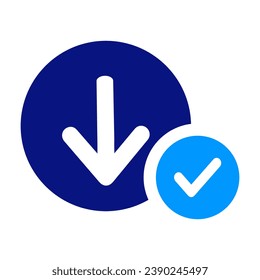 Approval. Arrow, circle, down, verified download, verified. Lower, Down arrow, Data Centre, Software Downloader, data limits.