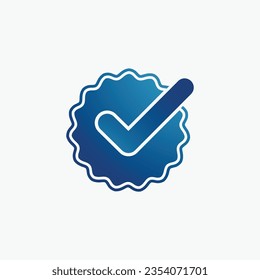 Symbol-Schaltflächen für die Genehmigungsprüfung für Validierungssymbole auf weißem Hintergrund