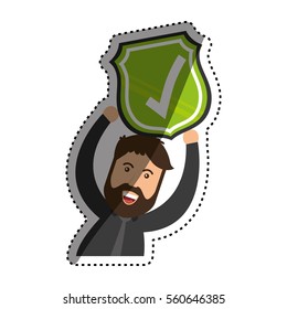 Approval check icon icon vector illustration graphic design