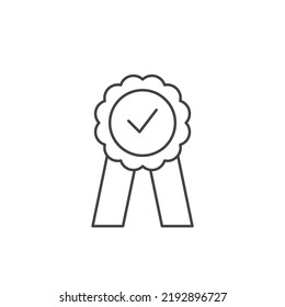 Símbolo de símbolo de verificación de aprobación vectores para web infográfica