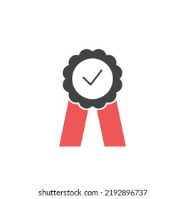 Approval check icons  symbol vector elements for infographic web