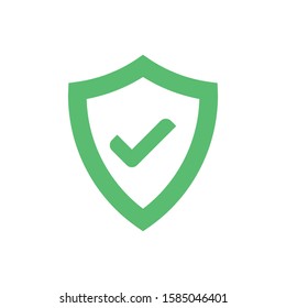 Approval check mark logo template vector icon design