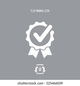 Approval check - Vector flat minimal icon