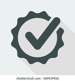 Approval check - Vector flat minimal icon