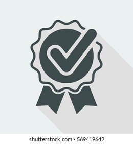 Approval check - Vector flat minimal icon