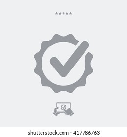 Approval Check Vector Icon