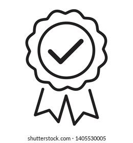 approval check vector icon.quality vector icon