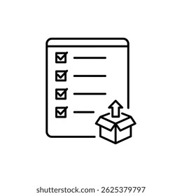 Approval Checklist with Publish Icon for Workflow Management