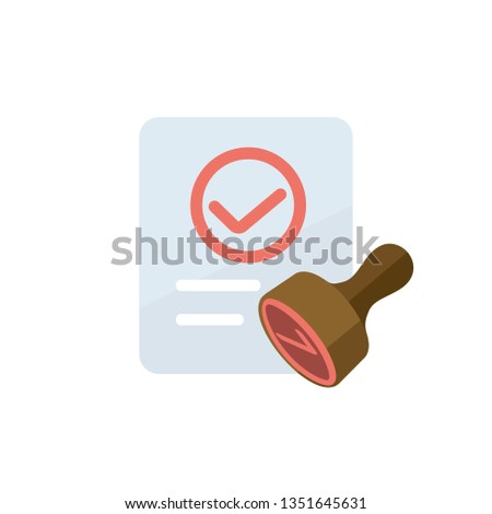 approval / consent / qualified icon 