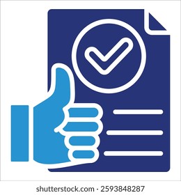 Approval Icon Element For Design