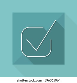 Approval icon - Thin series