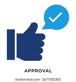 Ícone de Aprovação - Aumenta com Marca de Seleção para Validação e Comentários Positivos