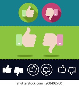 Approval set. illustration