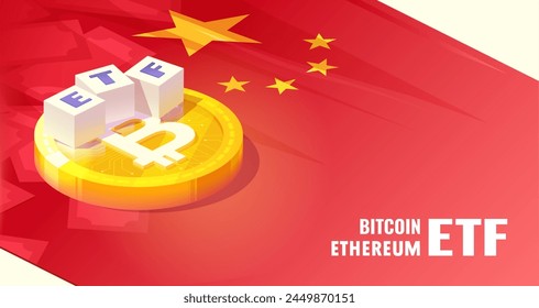 Genehmigung Spot Bitcoin und Ethereum ETFs in China.