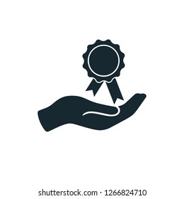 Approval Stamp Hand Icon Symbol Stock Vector (Royalty Free) 1266824710 ...