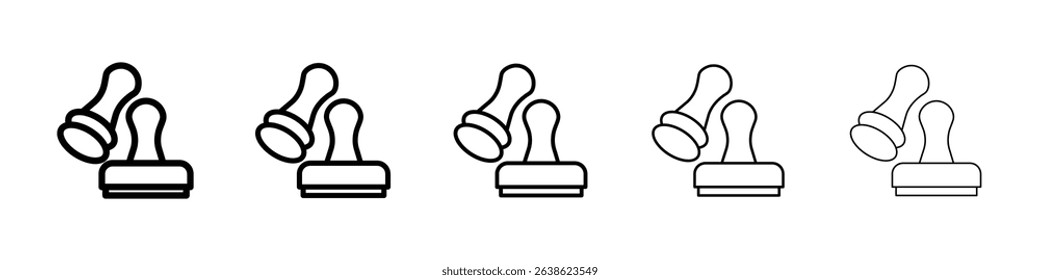 Approval stamp icon concept. graphic design, logo, Web, UI.
