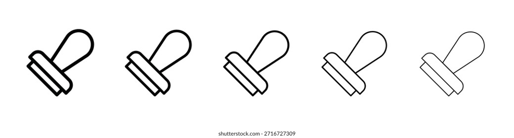 Diseño de icono de sello de Aprobación, logotipo, App, interfaz de usuario. Ilustración vectorial, EPS