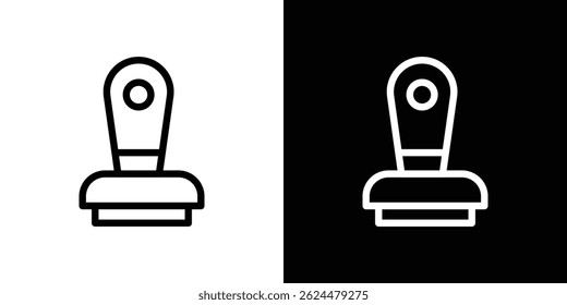 Approval stamp icon. Logotype vector set