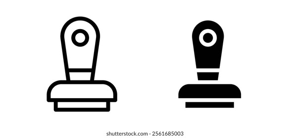 Approval stamp icons for web ui designs