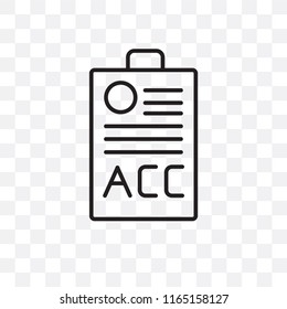 Approval vector icon isolated on transparent background, Approval logo concept