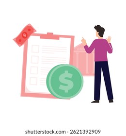 Ilustração do vetor de aprovação que pode facilmente modificar ou editar

